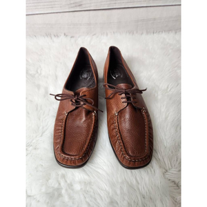 SAS Brown Leather Loafers